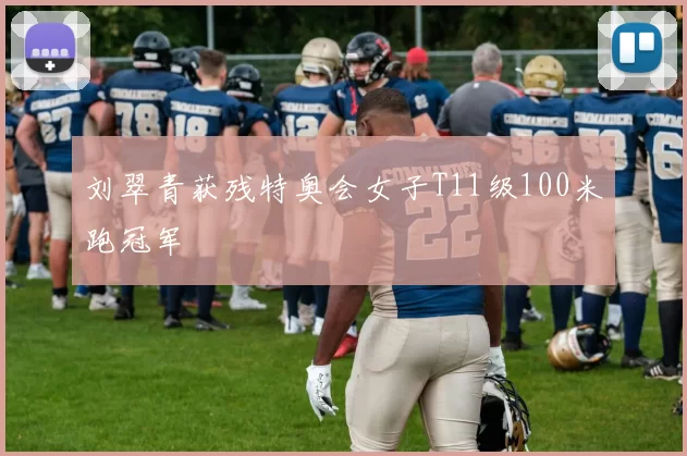 刘翠青获残特奥会女子T11级100米跑冠军