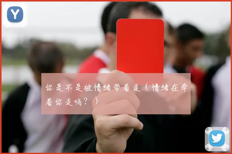 你是不是被情绪带着走（情绪在牵着你走吗？）