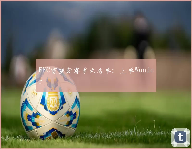 FNC官宣新赛季大名单：上单Wunder