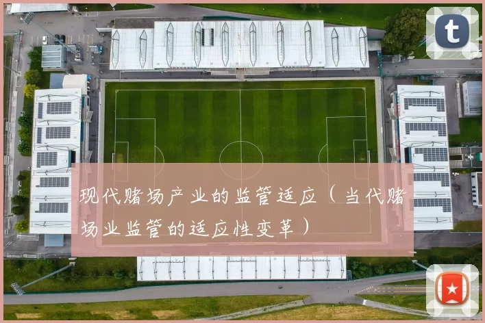 现代赌场产业的监管适应（当代赌场业监管的适应性变革）